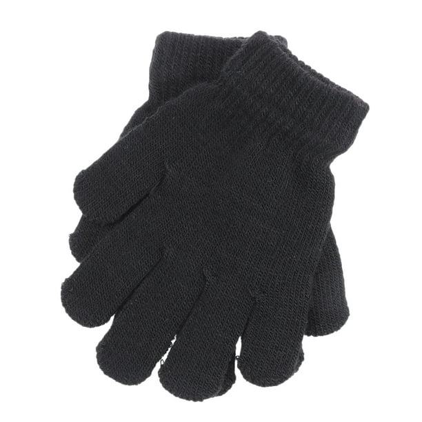Men's Autumn Winter Warm Knitted Wool Monochrome Solid Color Five-finger/Gloves